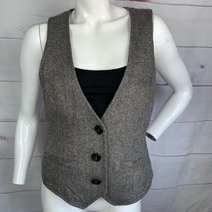 Abercrombie & Fitch tweed vest size Medium